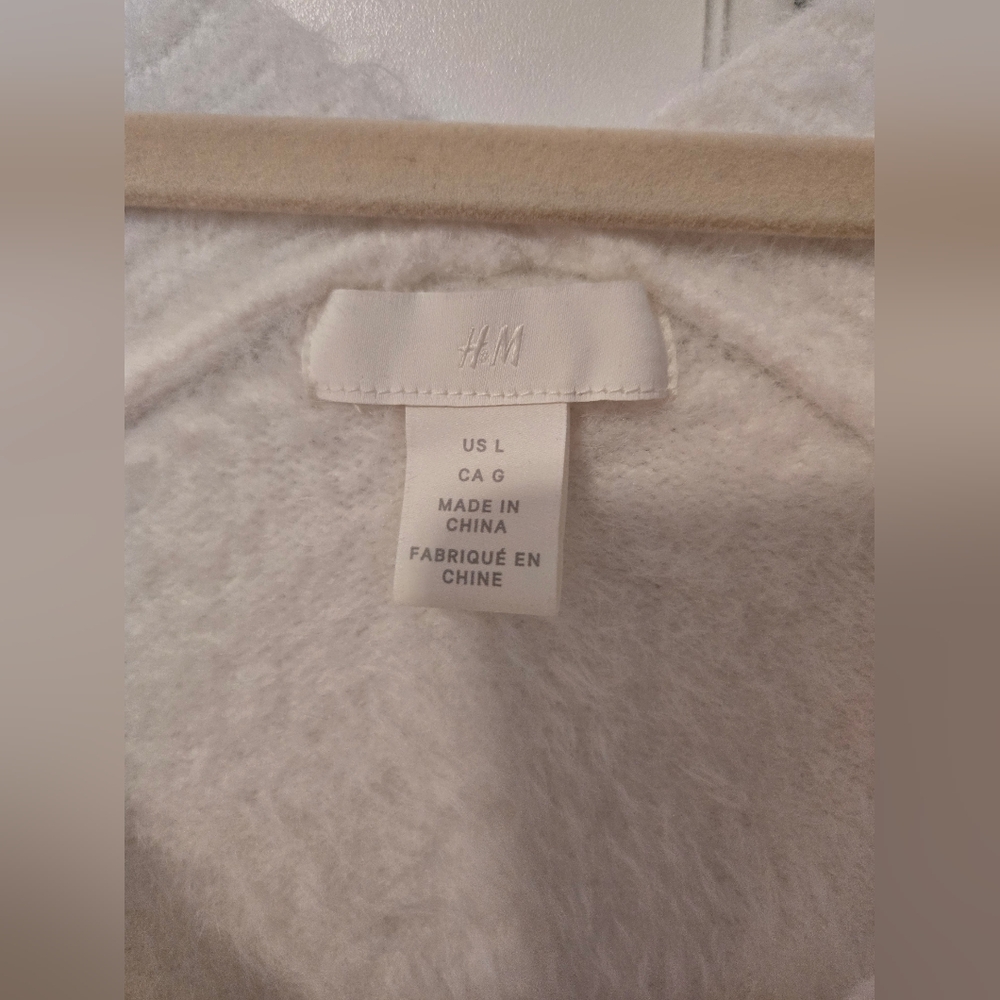 H&M White Rhinestone Button Cardigan - Picture 5 of 10